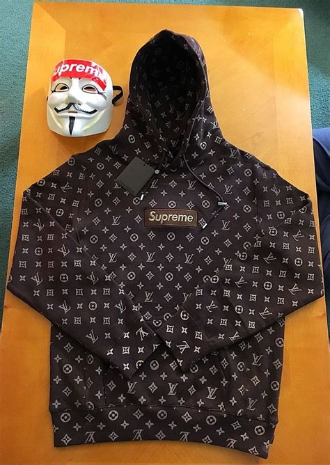 supreme x lv hoodie retail price